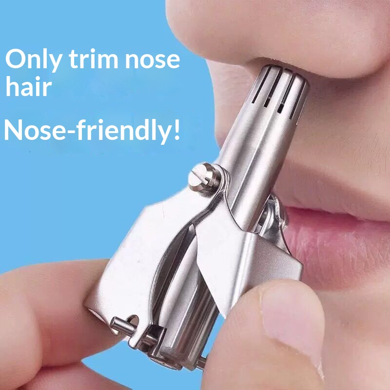 Men'S Grooming Organizer - 1/2PCS Manual Nose Ear Hair Trimmer