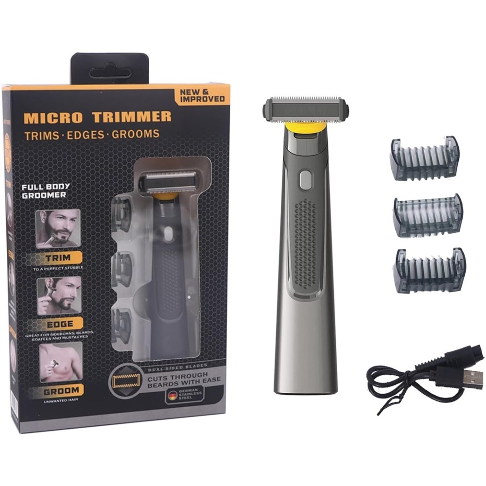 Men'S Grooming Guide - Men Handheld Electric Shaver Cordless Grooming
