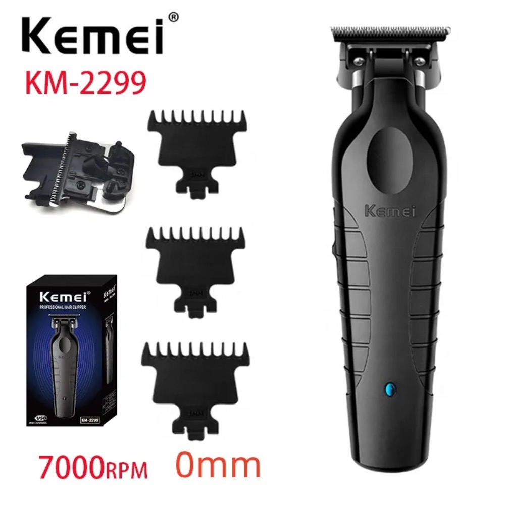 Beard Trimmer Cordless - Kemei KM-2299 Cordless Trimmer Type-c Rechargeable