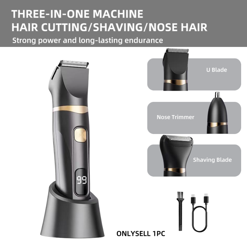 3‑Pcs Household Electric Groom - Mens Grooming Kit Gift review and price