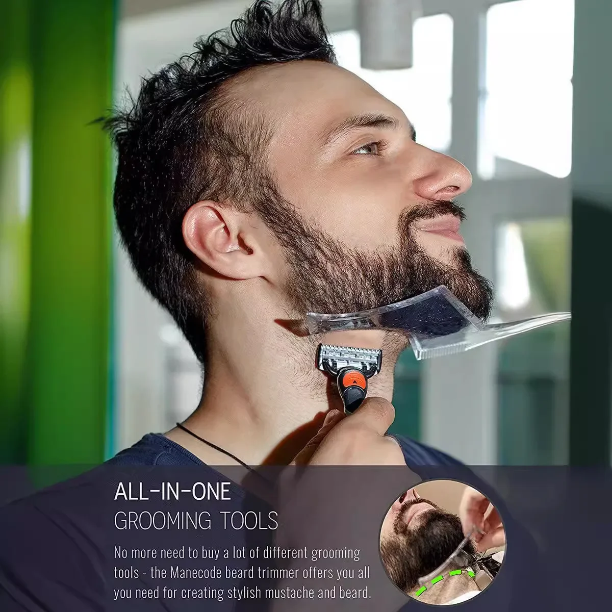 Beard Shaping Tool Template AB - Men'S Grooming Guide review and price