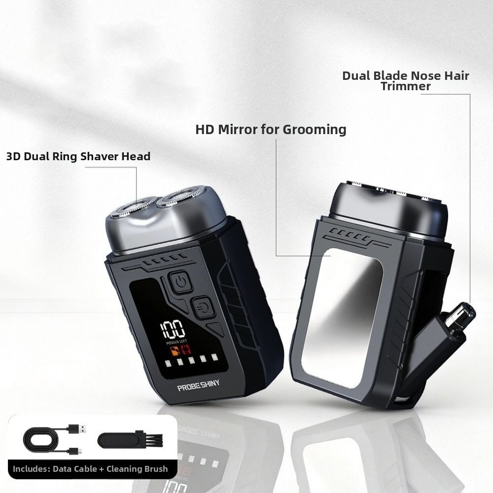 2in1 Mini Electric Shaver Digi - Men'S Grooming Mirror review and price