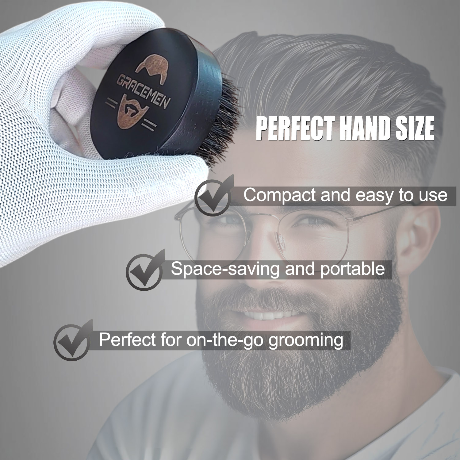 Round Beard Brush for Men – 10 - Men'S Grooming Organizer review and price