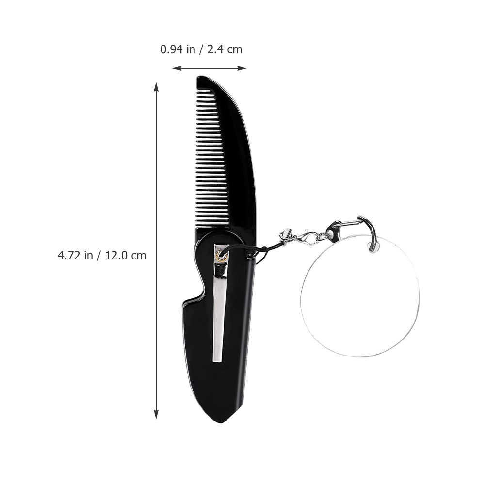 Groom Comb Handheld Foldable f - Men'S Grooming Mirror review and price