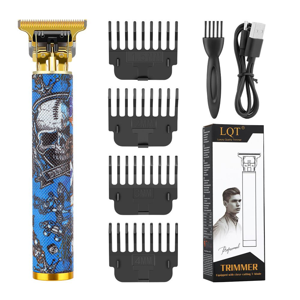 Retro Tattoo Skull Pattern Cor - Beard Trimmer Cordless review and price