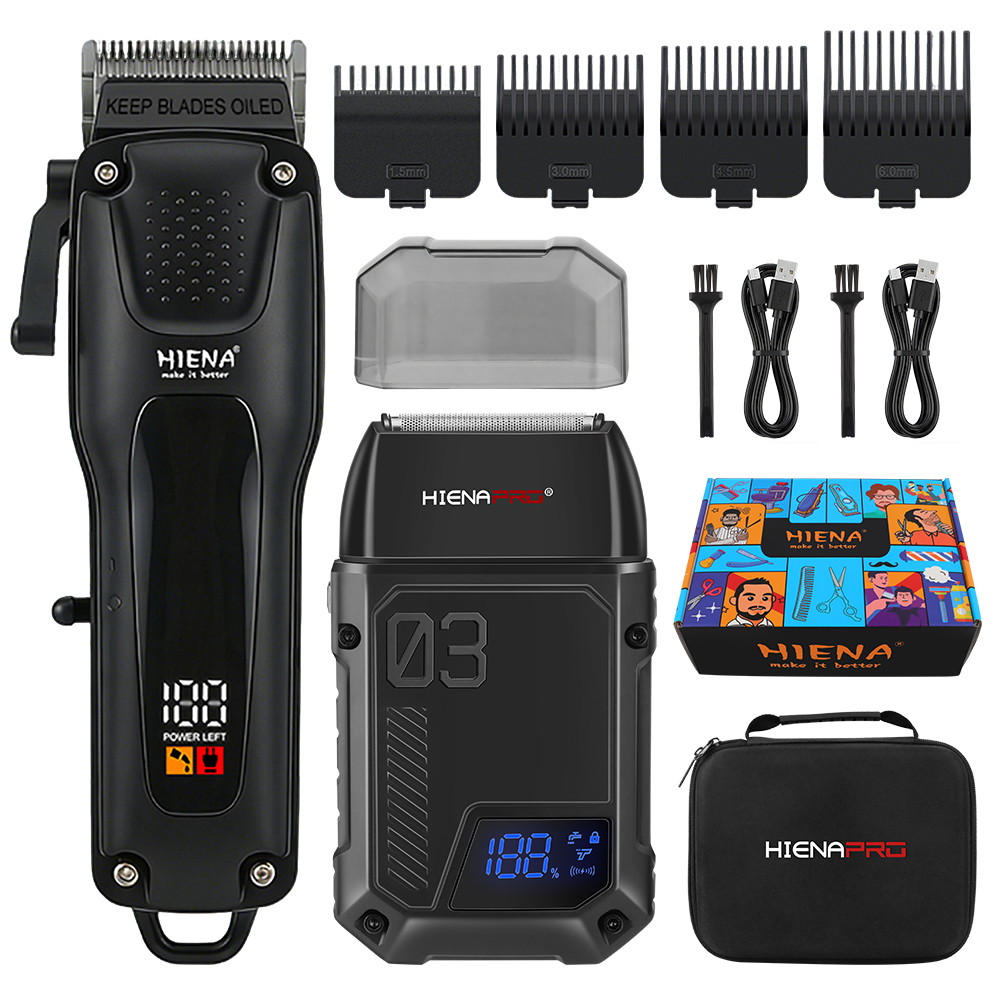 HIENA PRO 2-in-1 Cordless Hair - Mens Grooming Kit Gift review and price