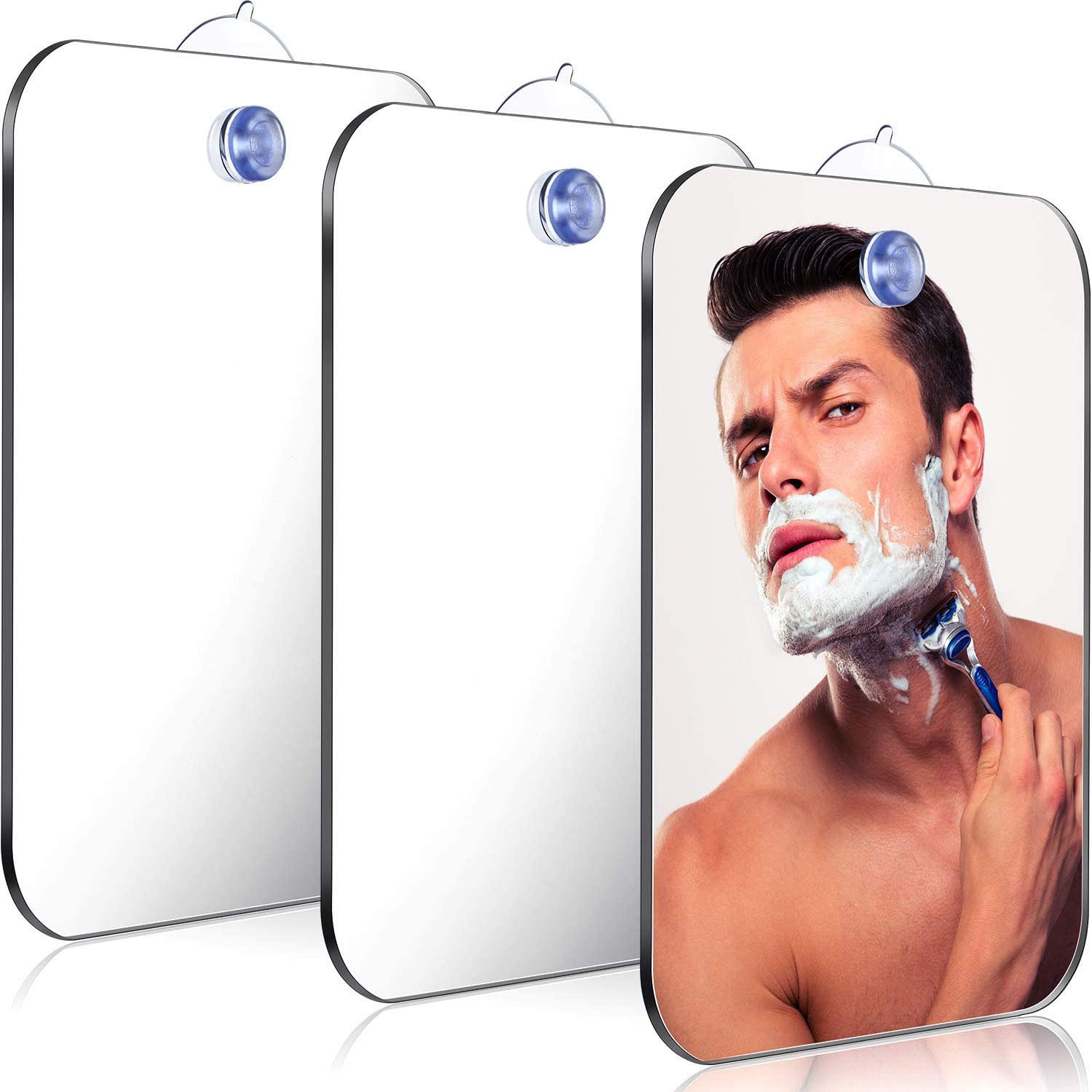 1PCS Acrylic Shower Mirror wit - Men'S Grooming Mirror review and price